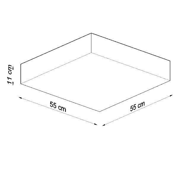 Plafon HORUS 55 biały SL.0922