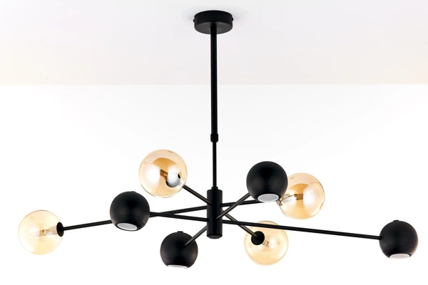 Nowoczesny Żyrandol MOKA wys. 47-69cm 4xG9 4xGU10
14W IP20 | Czarny