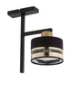 Nowoczesna lampa sufitowa PRO 1 PLAFON czarny/złoty 32151