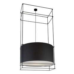 Lampa wisząca PAA - Czarna-czarny (800 mm) 9031 Antigo