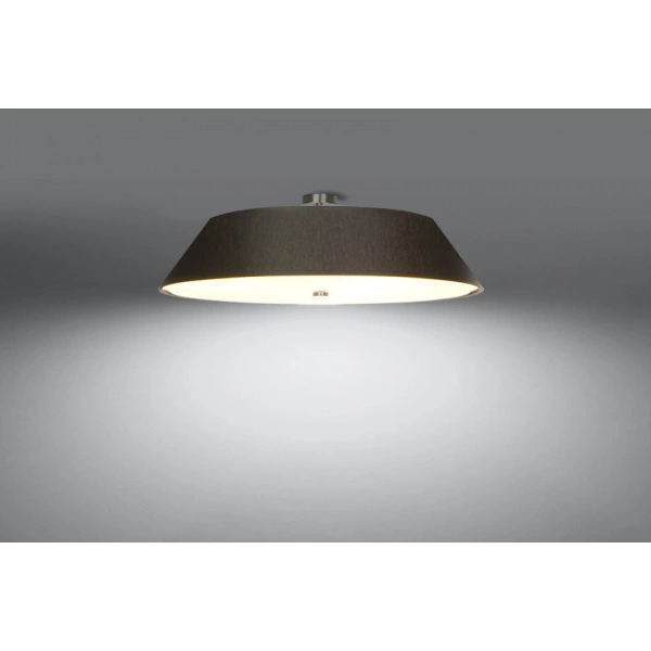 Nowoczesna lampa sufitowa VEGA SL.0768 60cm czarna 5xE27