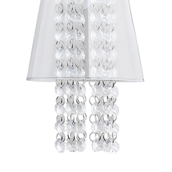 Lampa wisząca listwa kryształowa MARINE chrom/transparentny szer. 50cm