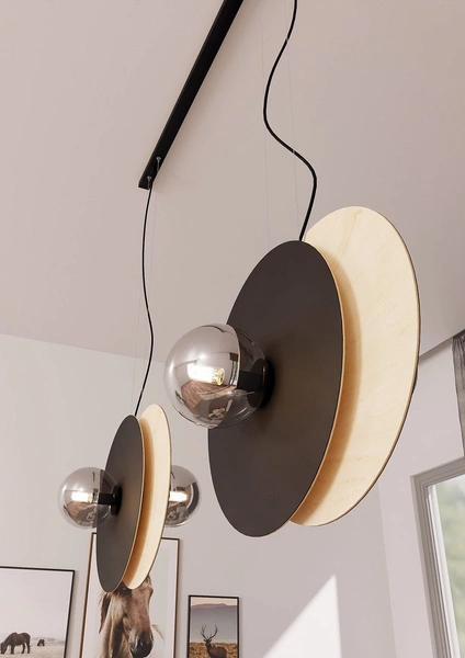 Lampa wisząca Emibig SOHO 4 BL GRAFIT 1302/4