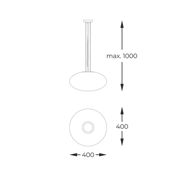 1181 OMI LAMPA WISZĄCA ZŁOTY