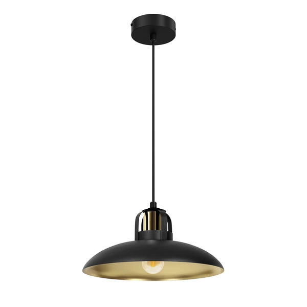 Lampa wisząca FELIX, MLP8906, czarny/złoty, 1x60W E27