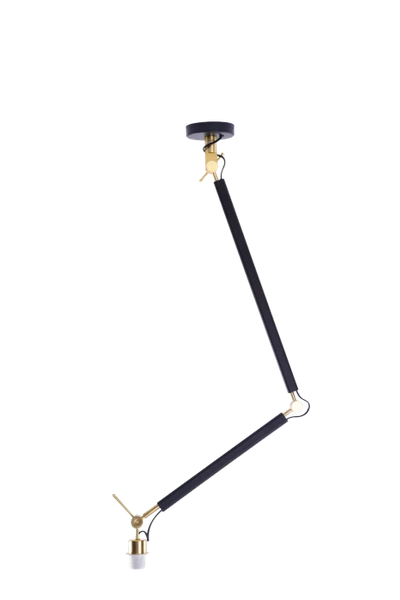 Azzardo ZYTA S PENDANT LAMPBODY BK/GO 4189