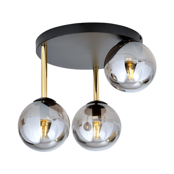 Lampa sufitowa Emibig DOLCE 3 BL GRAFIT 1259/3