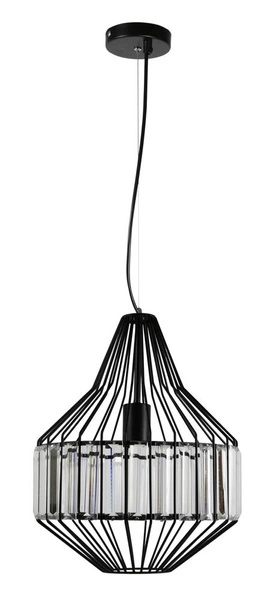 Lampa wisząca ALVARO 31-55163 czarna 1x40W E27