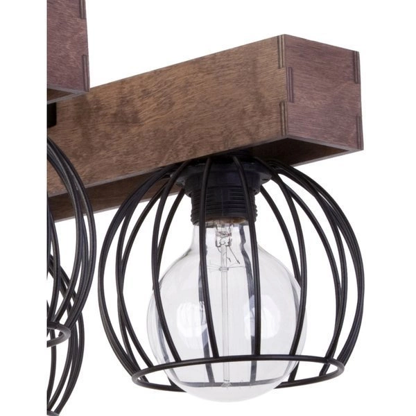 Lampa sufitowa MILAN 4 PLAFON brązowy 31575