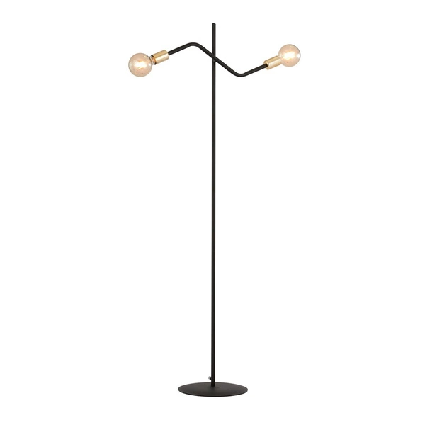 Lampa podłogowa Emibig BOLT LP2 Czarny GOLD 1125/LP2