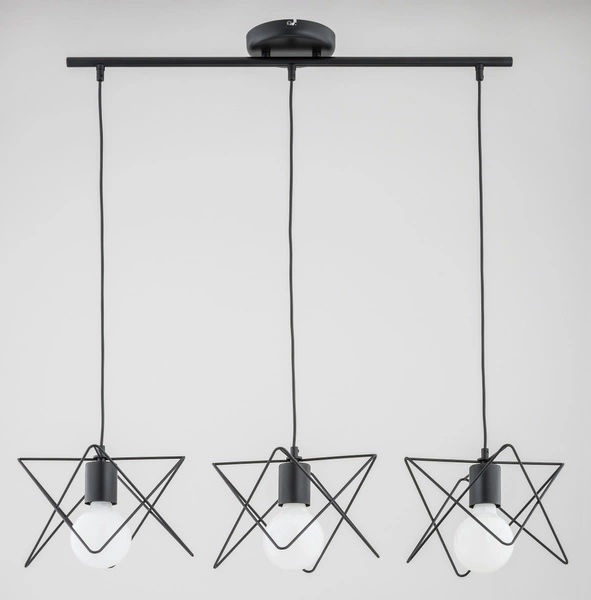 Lampa wisząca ALFA TIMLA CZARNA 3xE27 20cm | 62149