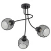 Lampa sufitowa ALFA PLENA DUO CZARNA 3xE27 48cm | 25823