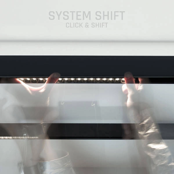 Oprawa szynoprzewodu SHIFT GRID S 20cm 12W biała ciepła | czarny