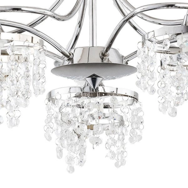 Lampa sufitowa ALFA KALIOPA CHROM 5xE14 58cm | 24455