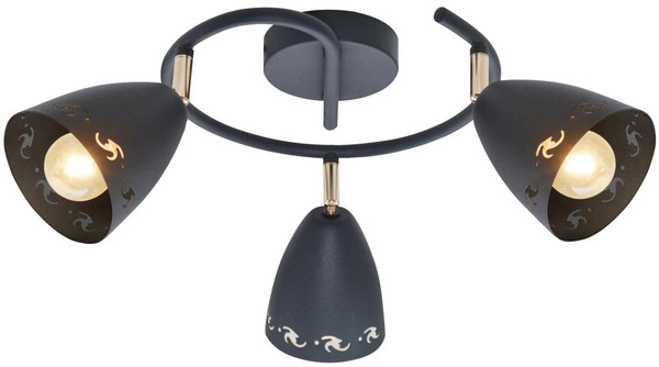 Lampa sufitowa COTY spirala 98-67180 czarna 3xE14