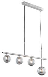 Nowoczesna Lampa wisząca NEPTUN wys. 90cm 4xG9 14W IP20 | Czarny