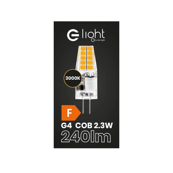 Żarówka LED 2,3W G4 12V 3000K Silikon