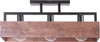 Nowoczesna lampa sufitowa DAKOTA 3 PLAFON brązowy 31740