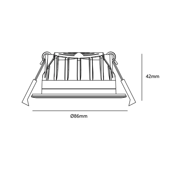 Oprawa wpuszczana ROSALEE LED 2700K
3000K Biała zmienna (CCT) Aluminium | Czarny