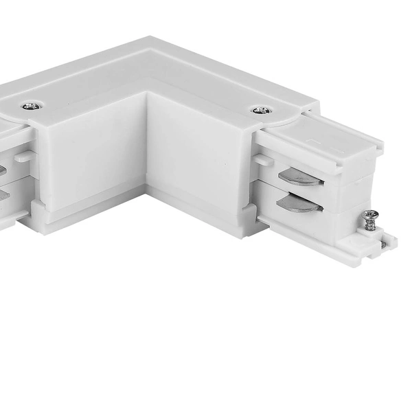 Łącznik kątowy 3 fazowy 90 stopni Connector Tracer | biały 3606