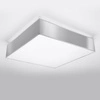 Plafon Sollux HORUS 45 Lampa sufitowa PVC, Stal, szary 3 x 15W LED, SL.0140