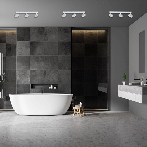 Lampa sufitowa, spot Tokio 3, biała, 3x50W GU10