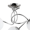 Lampa sufitowa do salonu ANTILA 3x E14 wys. 32cm | chrom