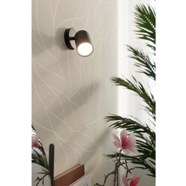 Kinkiet LEMMI, czarny/chrom, 1x40W GU10, SL.1126