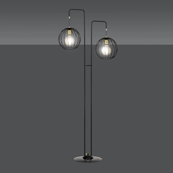 Lampa podłogowa Emibig ALBIO LP2 Czarny 144/LP2