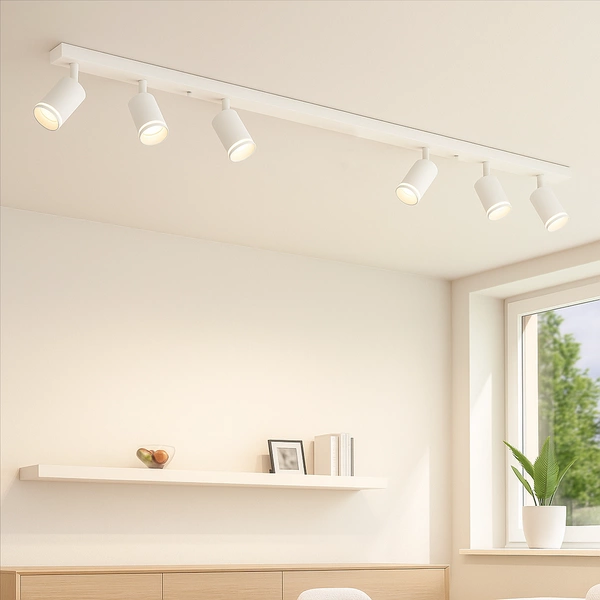 Oprawa Pipe Ring Spot Biały 6xGU10