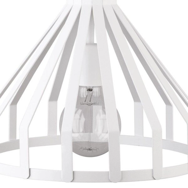 Lampa wisząca KOLA biała z drutu 33cm