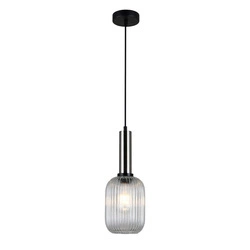 Lampa wisząca ANTIOLA śr. 15cm E27 | nikiel