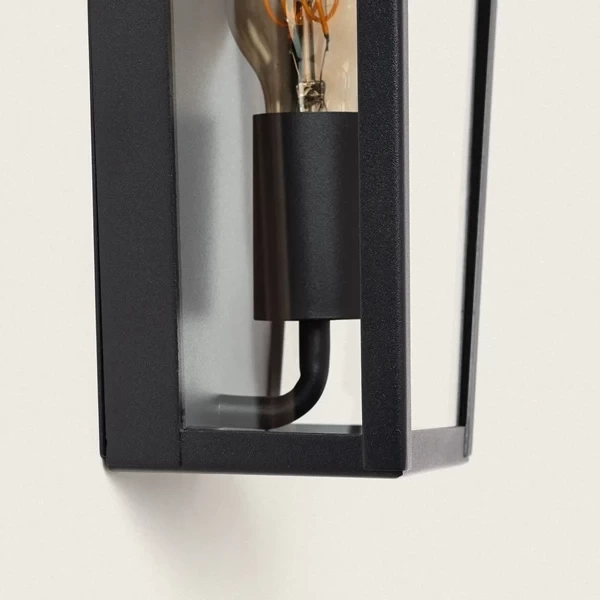 Kinkiet Ścienny zewnętrzny Czarny Klasyczny IP44 Abruzzo Paolo E27 24cm