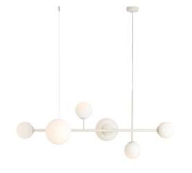 Aldex LAMPA WISZĄCA DIONE 6 CREAM | Biały 1092K9