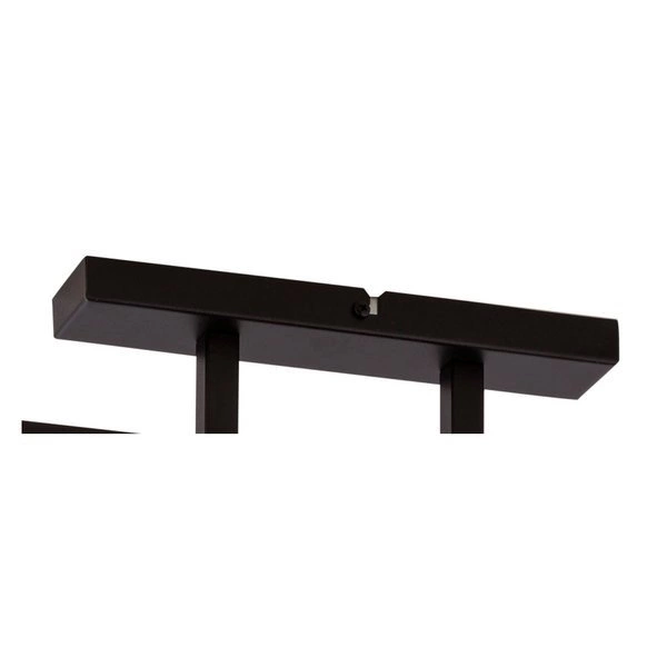 Lampa sufitowa ramka COSMIC 3 PLAFON czarny/szary 32123