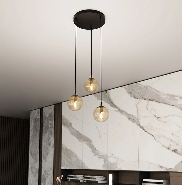 Lampa wisząca Emibig COSMO 3 BL PREMIUM MIODOWY 713/3PREM