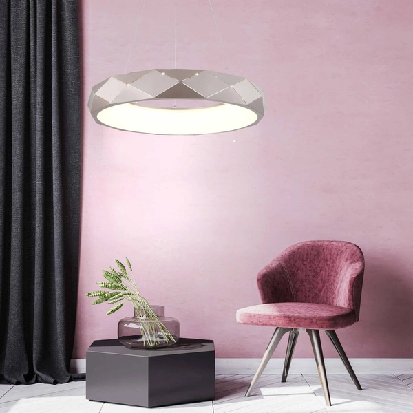 Lampa wisząca REUS, złota, 36W LED, barwa neutralna 4000K