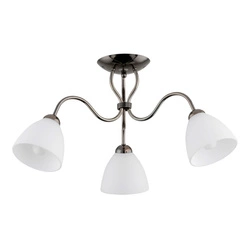 Lampa sufitowa ALFA ARIEL CZARNY CHROM 3xE27 60cm | 62363