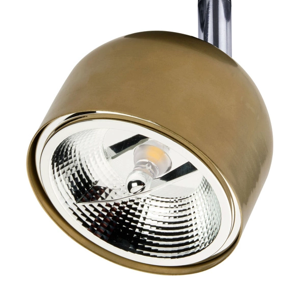 Reflektor do szyny TRACER 4493 1xAR111/GU10 złoty 4493
