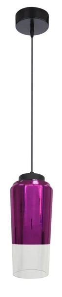 Lampa wisząca TUBE 31-51288 fioletowa 1x60W E27