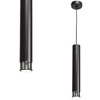 Nowoczesna lampa wisząca DANI BLACK/CHROME 1xGU10 MLP6231