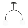 Lampa sufitowa Emibig ARCHI 2 BL OPAL 1288/2