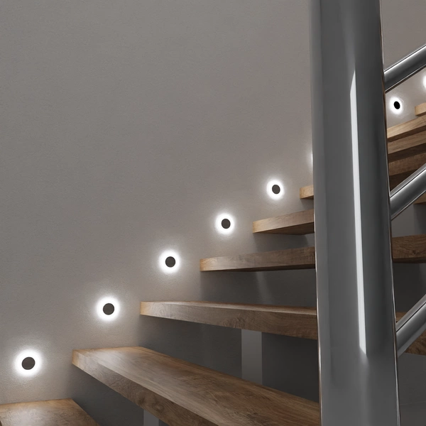 Okrągłe oczko schodowe OTI Neutral 4000K