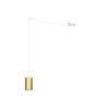 Lampa wisząca Emibig TRAKER 1 WH/GOLD 527/1