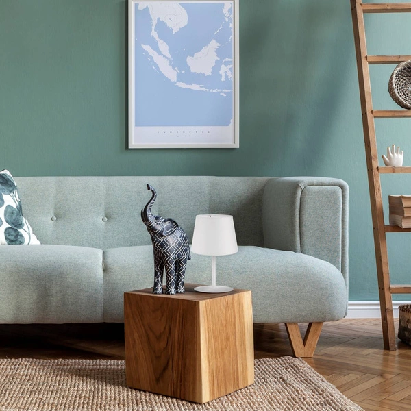 Nowoczesna lampa stołowa MAJA WHITE 2935 1xE27 2935