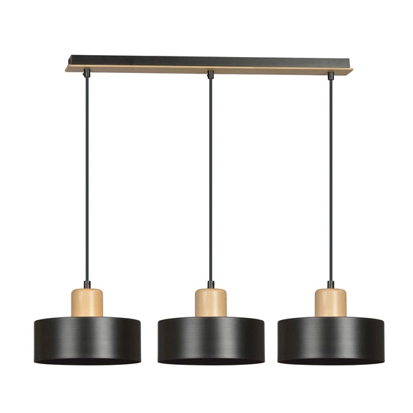 Lampa wisząca Emibig TORIN 3 Czarny 1046/3