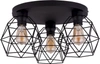 GALAXY BLACK LAMPA SUFITOWA 3 PŁ KOŁO 3189