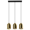 Metalowa lampa wisząca Nilo złota 3xGU10