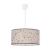 Lampa wisząca PAPIRUS, 31-17956, biały/beżowy, 1x60W E27