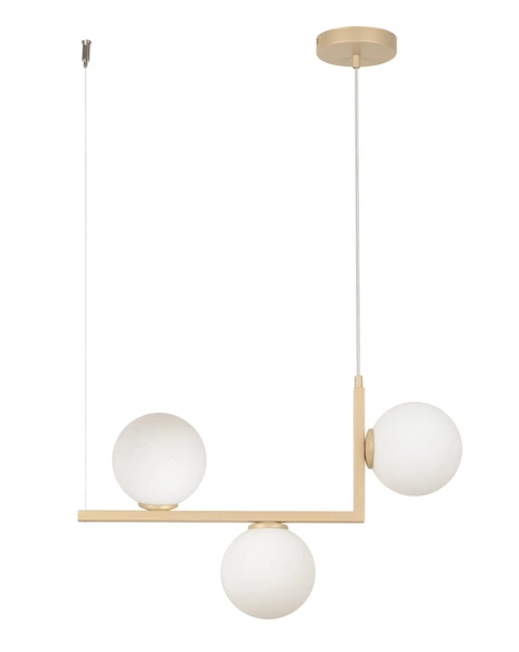 Lampa Sigma Andy 3 zwis złoty beż 33610